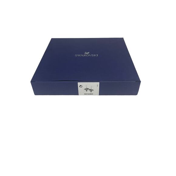 Swarovski Tropical Leaf Pierced Earrings Multi-colored Mixed metal finish New - Picture 5 of 6